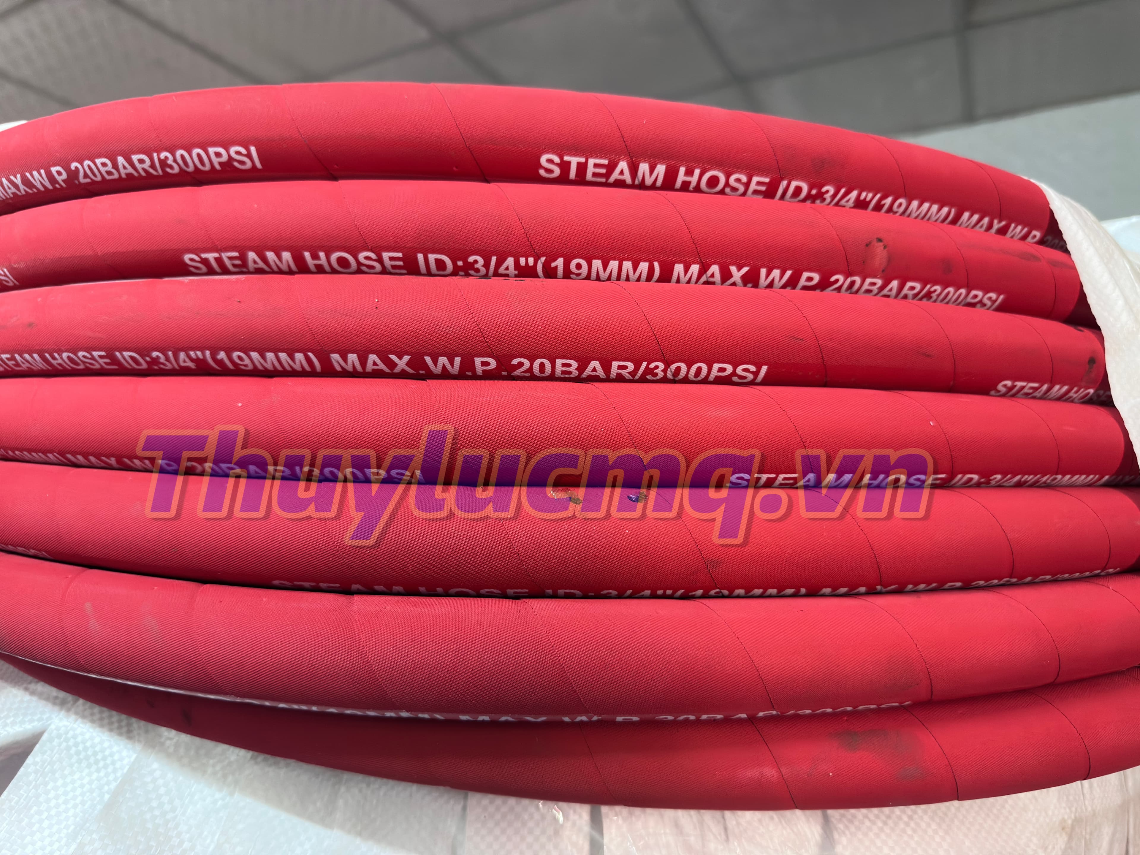 Ống Steam Hose 3/4 inch (DN20) – chịu nhiệt 20 Bar