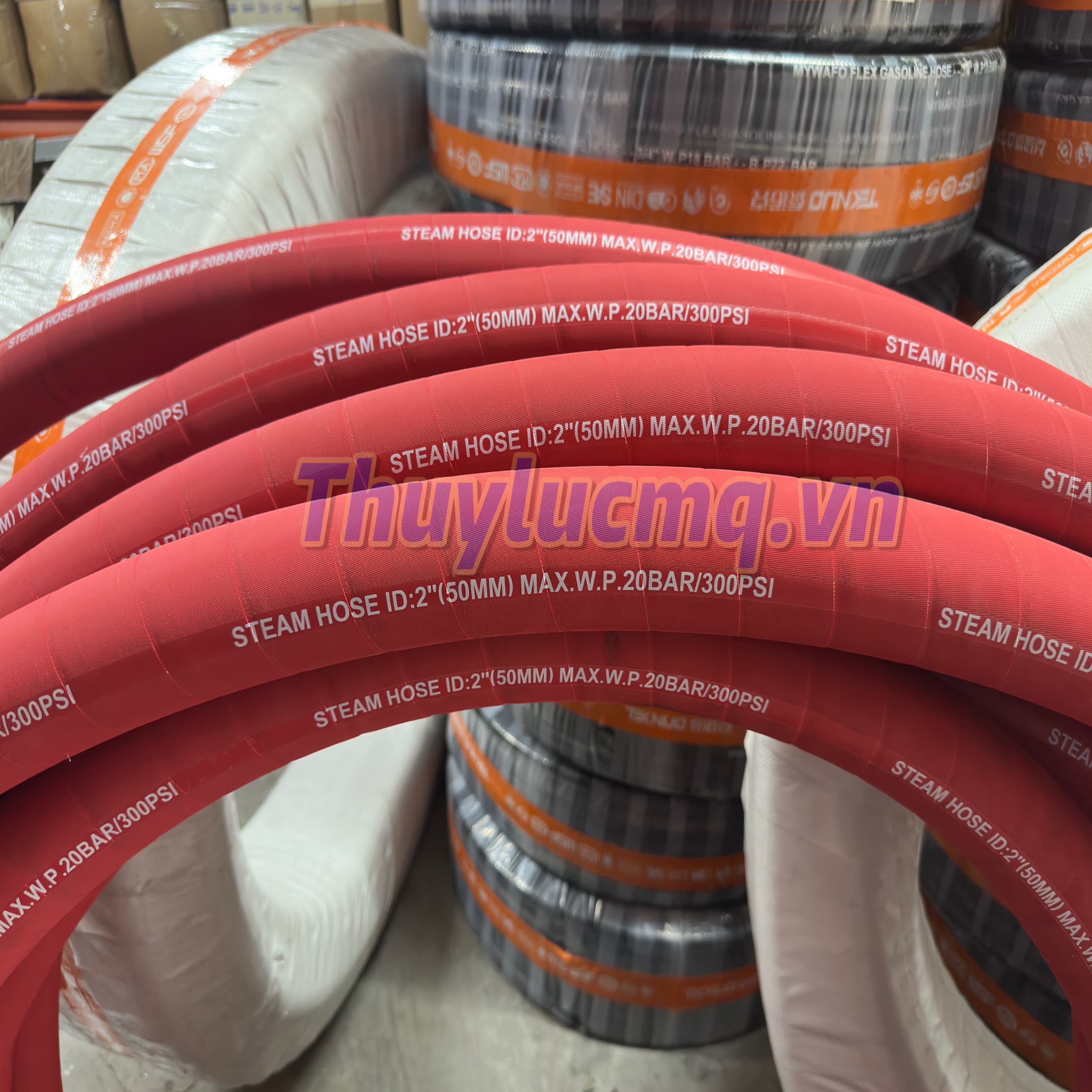 Ống Steam Hose 2 inch DN50 – Ống chịu nhiệt 20 bar